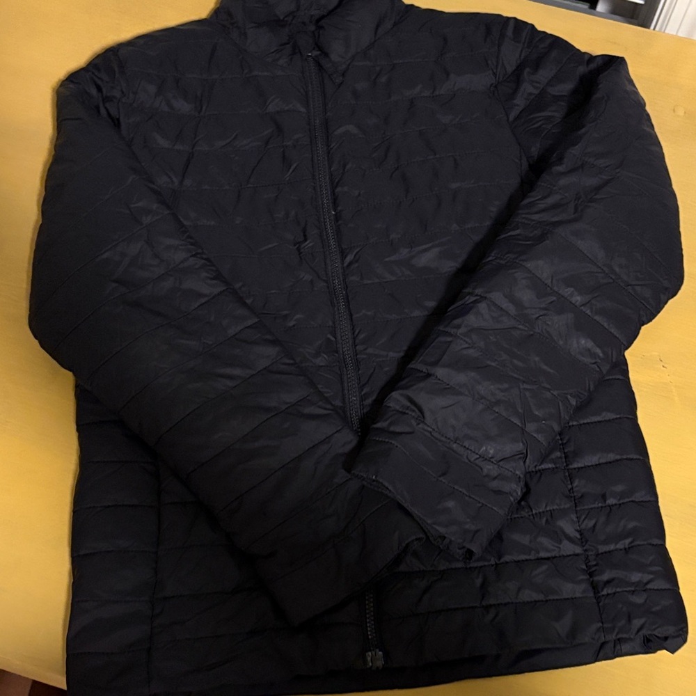 Kids Black Quilted Jacket